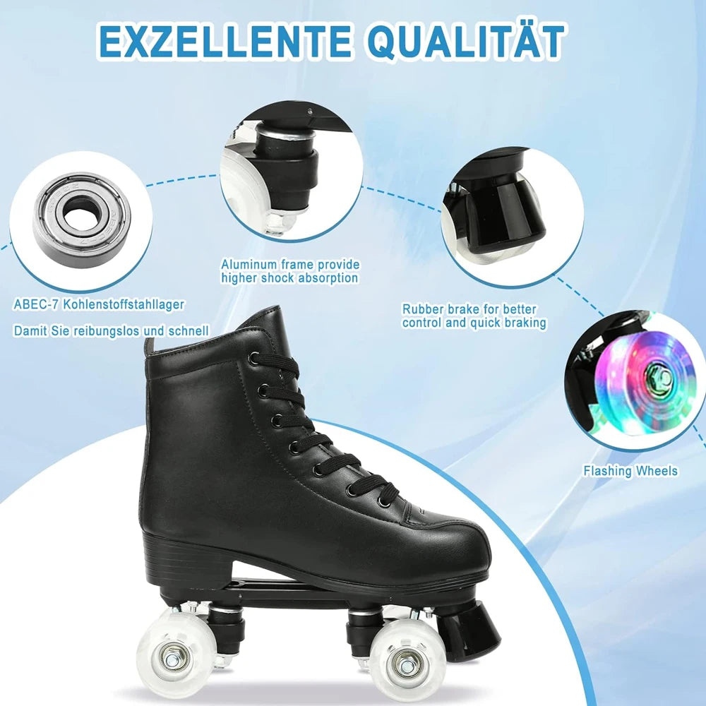Women Double Row Roller Skates
