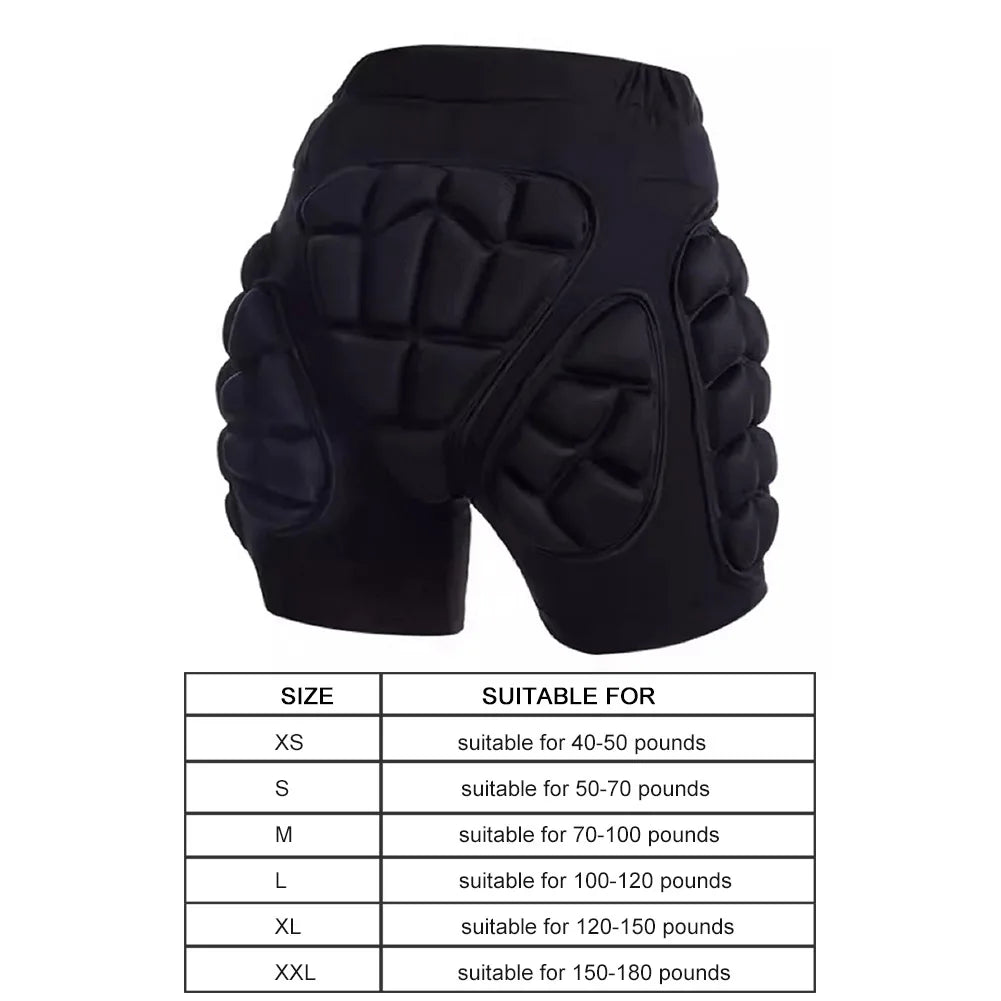 3D Ski Hip Protector Pants