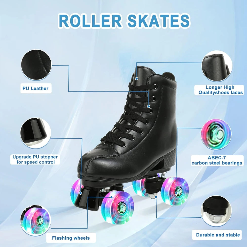 Women Double Row Roller Skates