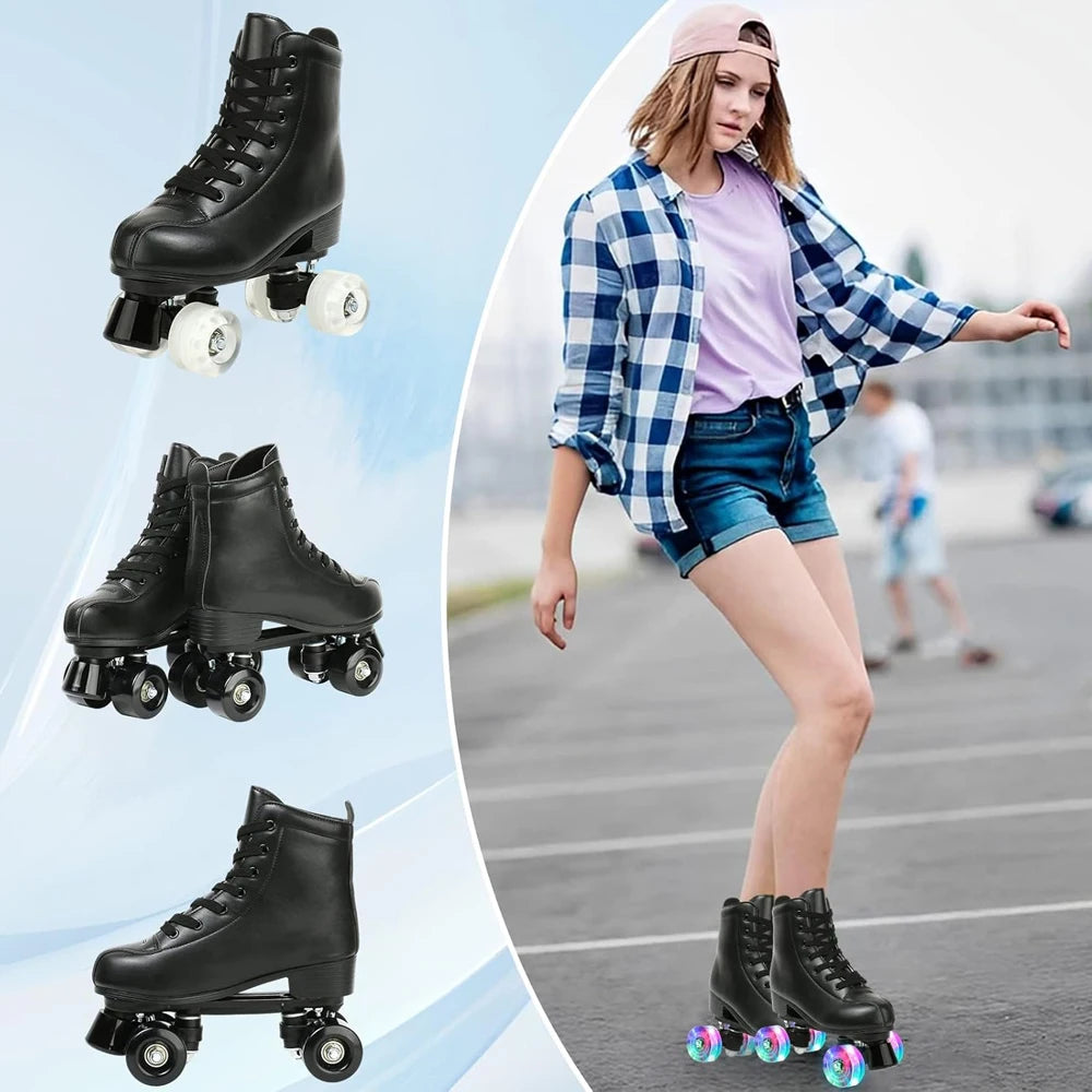 Women Double Row Roller Skates