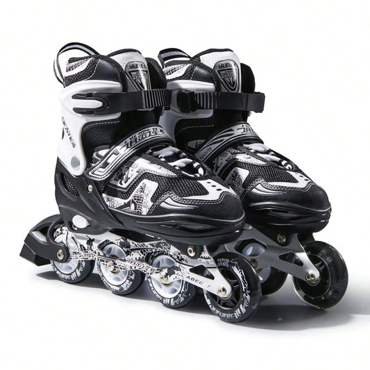 Adjustable Height In-line PU Roller Skates